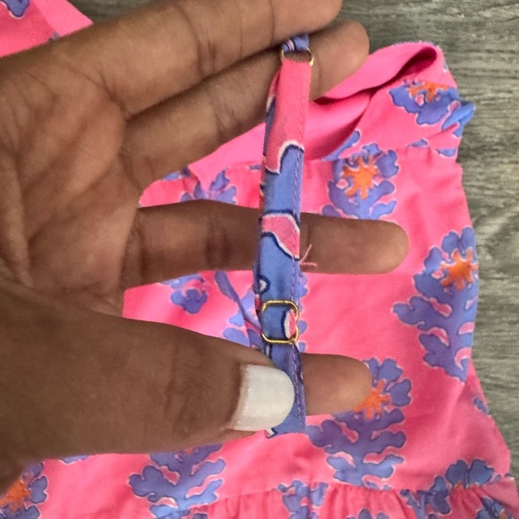 J Marie the piper tiered dress - reversible size small. Pink and blue. - Picture 6 of 9